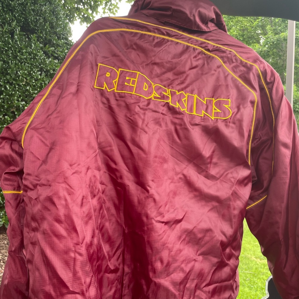 NFL Redskins/ Washington Commanders Maroon and Yellow Jacket - Picture 2 of 4